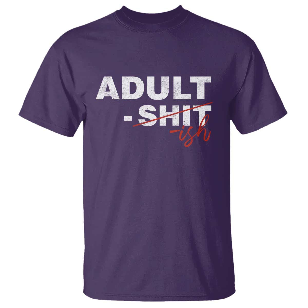 Funny Adultish 18th Birthday T Shirt Adult Shit 18 Years Old Joke
