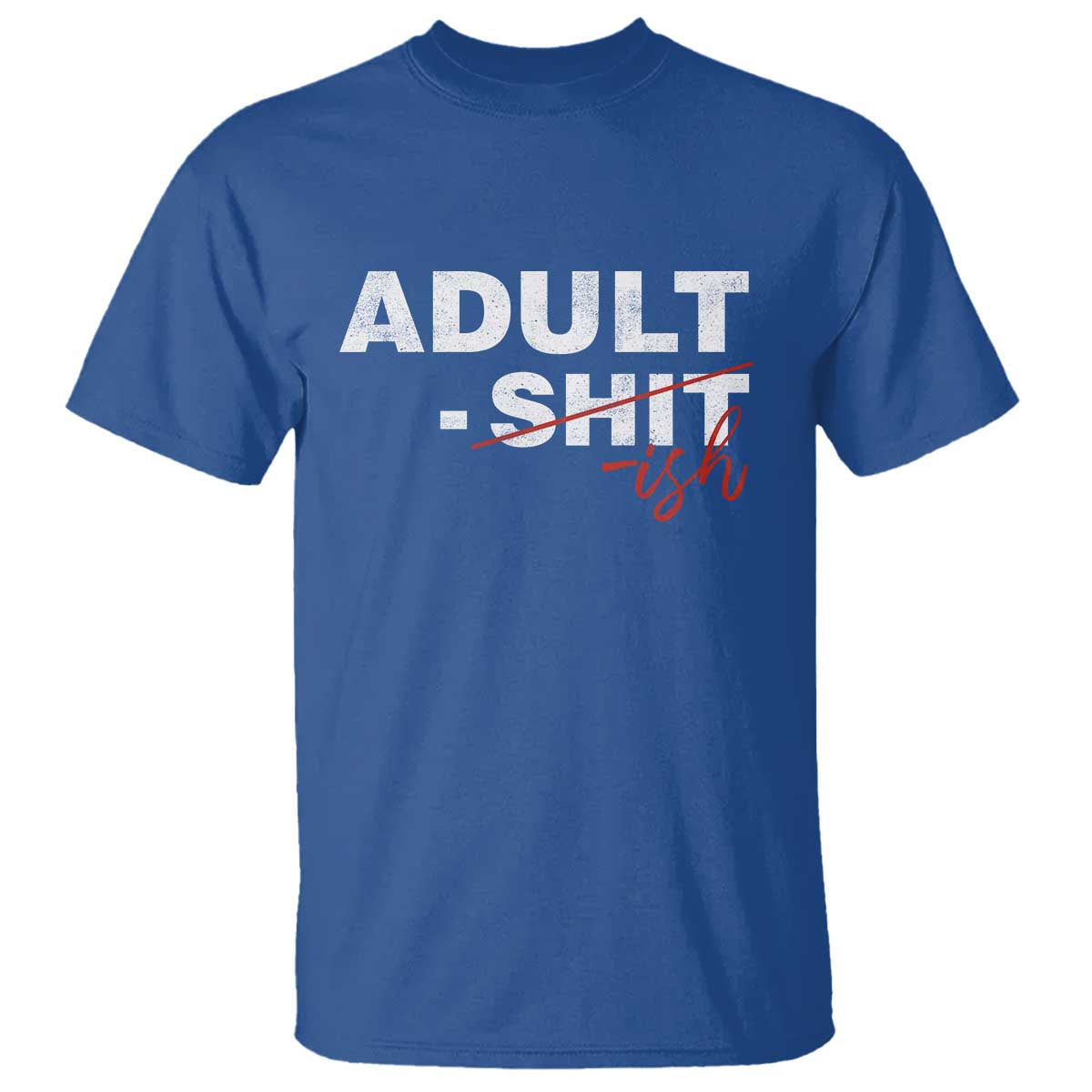 Funny Adultish 18th Birthday T Shirt Adult Shit 18 Years Old Joke