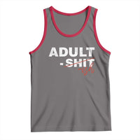 Funny Adultish 18th Birthday Tank Top Adult Shit 18 Years Old Joke