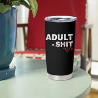 Funny Adultish 18th Birthday Tumbler Cup Adult Shit 18 Years Old Joke