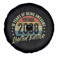 Funny 18th Birthday Spare Tire Cover 18 Years Old Gifts Vintage 2008 Limited Edition