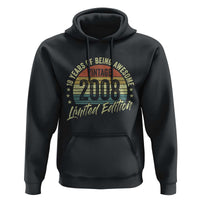 Funny 18th Birthday Hoodie 18 Years Old Gifts Vintage 2008 Limited Edition