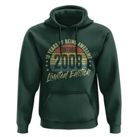 Funny 18th Birthday Hoodie 18 Years Old Gifts Vintage 2008 Limited Edition