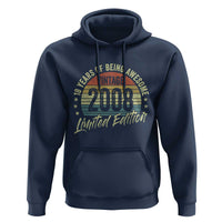 Funny 18th Birthday Hoodie 18 Years Old Gifts Vintage 2008 Limited Edition