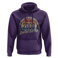 Funny 18th Birthday Hoodie 18 Years Old Gifts Vintage 2008 Limited Edition
