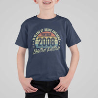 Funny 18th Birthday T Shirt For Kid 18 Years Old Gifts Vintage 2008 Limited Edition