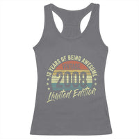 Funny 18th Birthday Racerback Tank Top 18 Years Old Gifts Vintage 2008 Limited Edition