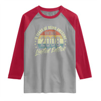 Funny 18th Birthday Raglan Shirt 18 Years Old Gifts Vintage 2008 Limited Edition
