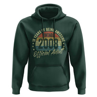 Funny 18th Birthday Hoodie 18 Years Old Gifts Vintage 2008 Official Adult