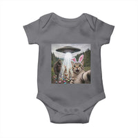 Funny Cat Selfie with Easter Bunny Bigfoot UFO Baby Onesie