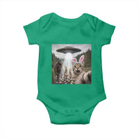 Funny Cat Selfie with Easter Bunny Bigfoot UFO Baby Onesie