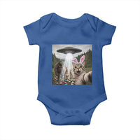 Funny Cat Selfie with Easter Bunny Bigfoot UFO Baby Onesie