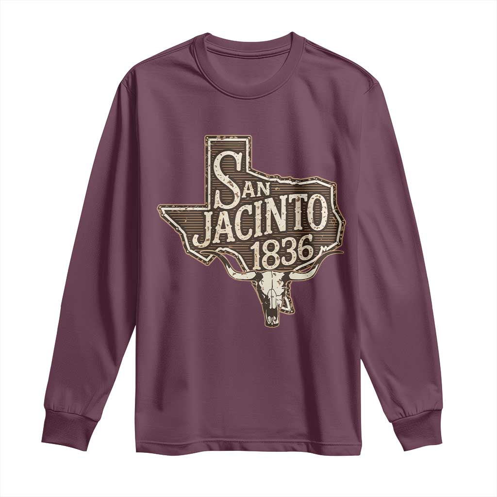 Battle of San Jacinto 1836 Texas History Independence Day Long Sleeve Shirt