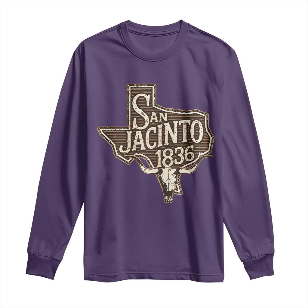 Battle of San Jacinto 1836 Texas History Independence Day Long Sleeve Shirt