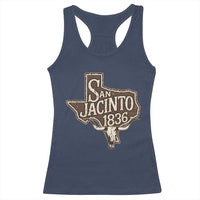 Battle of San Jacinto 1836 Texas History Independence Day Racerback Tank Top