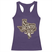 Battle of San Jacinto 1836 Texas History Independence Day Racerback Tank Top