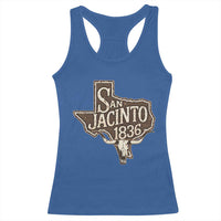 Battle of San Jacinto 1836 Texas History Independence Day Racerback Tank Top