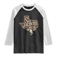 Battle of San Jacinto 1836 Texas History Independence Day Raglan Shirt