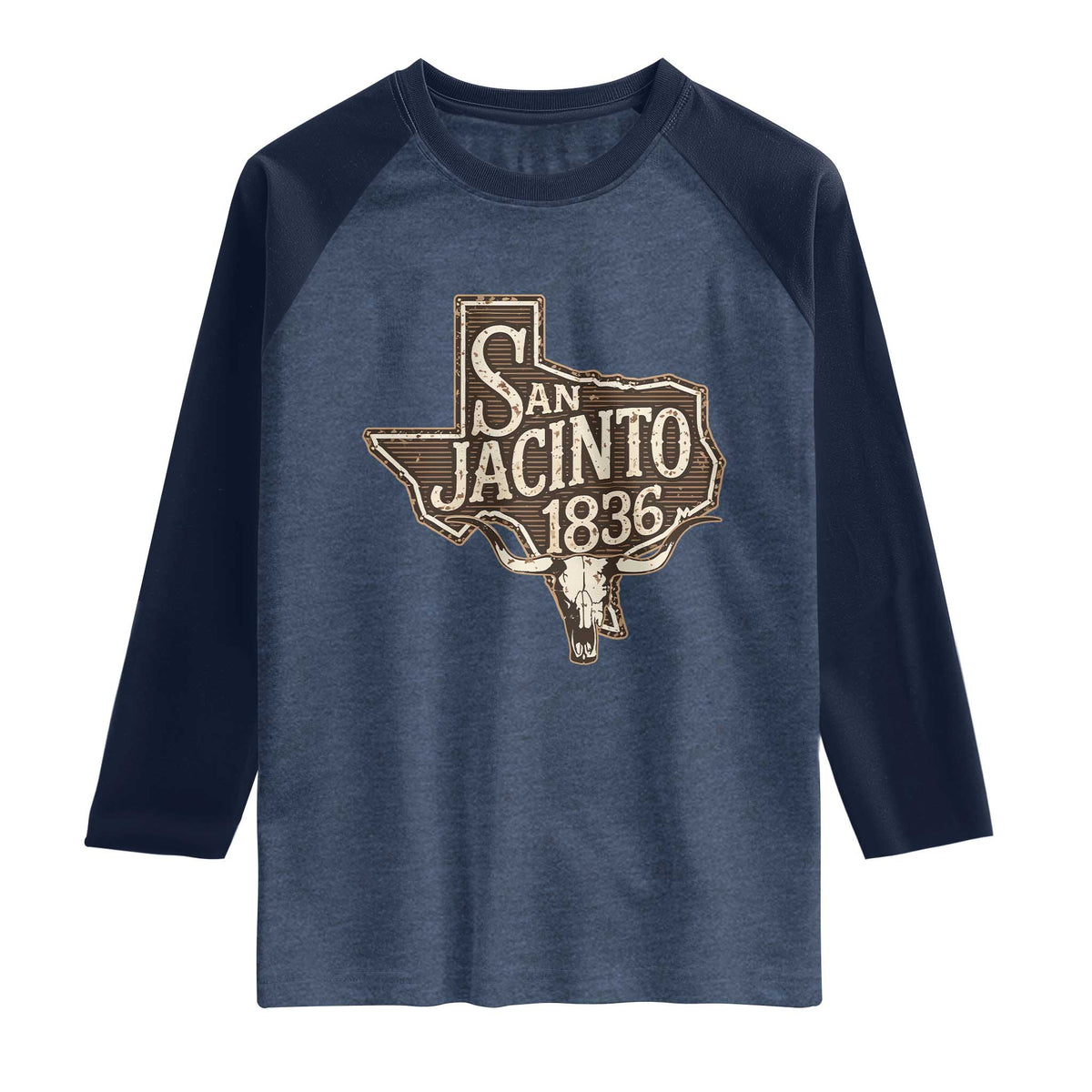 Battle of San Jacinto 1836 Texas History Independence Day Raglan Shirt