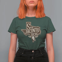 Battle of San Jacinto 1836 Texas History Independence Day T Shirt For Women