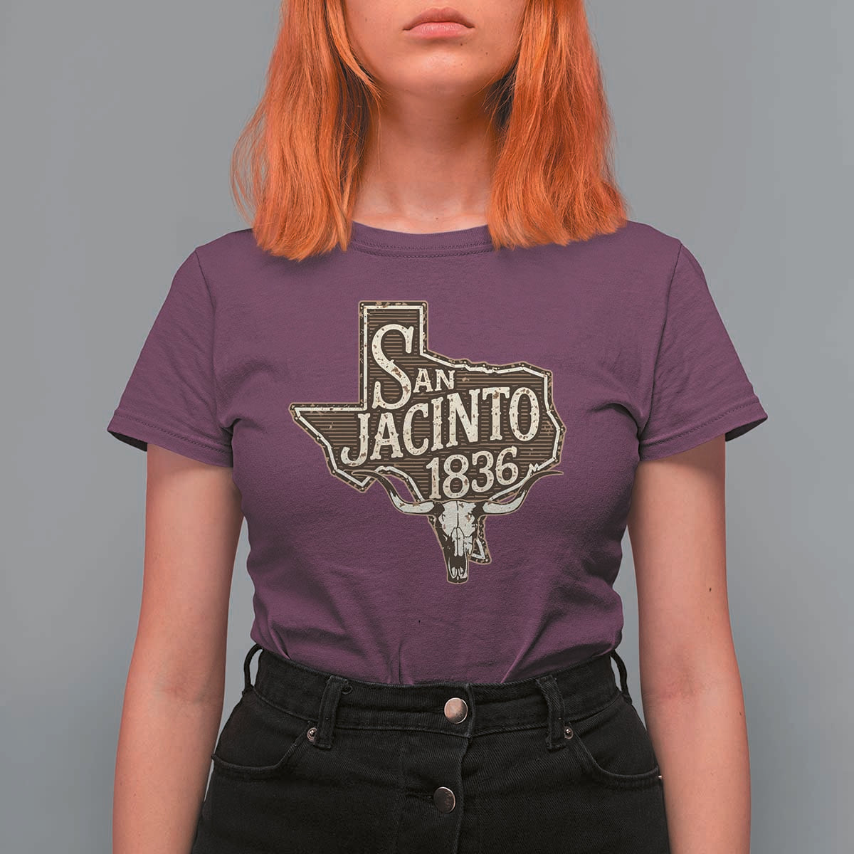 Battle of San Jacinto 1836 Texas History Independence Day T Shirt For Women