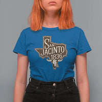 Battle of San Jacinto 1836 Texas History Independence Day T Shirt For Women