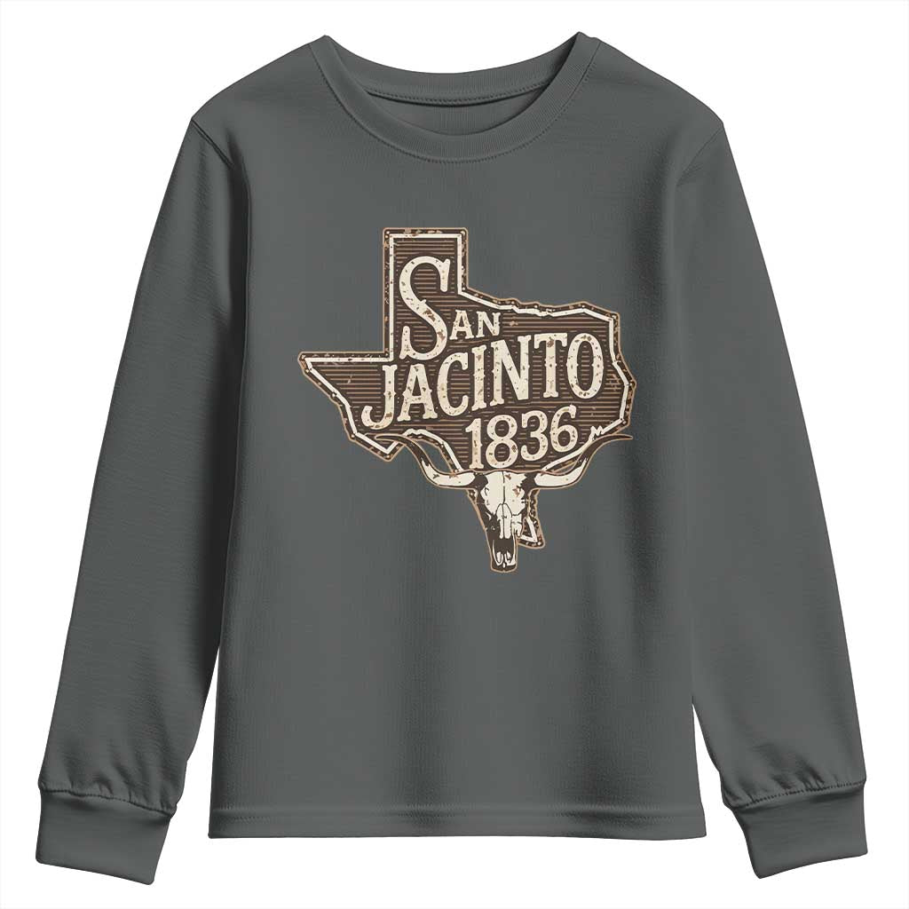 Battle of San Jacinto 1836 Texas History Independence Day Youth Sweatshirt