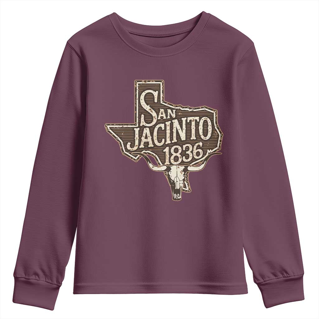 Battle of San Jacinto 1836 Texas History Independence Day Youth Sweatshirt