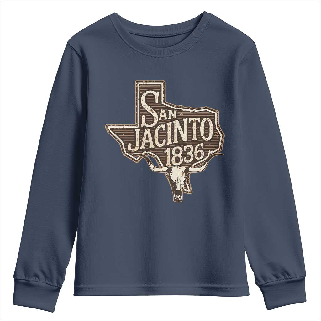 Battle of San Jacinto 1836 Texas History Independence Day Youth Sweatshirt