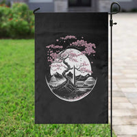 Washington DC Cherry Blossoms Monuments Memorials Japanese Style Garden Flag
