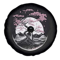Washington DC Cherry Blossoms Monuments Memorials Japanese Style Spare Tire Cover