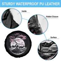 Washington DC Cherry Blossoms Monuments Memorials Japanese Style Spare Tire Cover