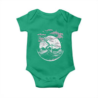 Washington DC Cherry Blossoms Monuments Memorials Japanese Style Baby Onesie