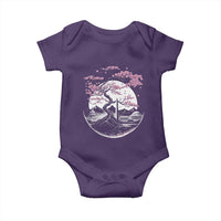 Washington DC Cherry Blossoms Monuments Memorials Japanese Style Baby Onesie