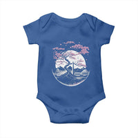 Washington DC Cherry Blossoms Monuments Memorials Japanese Style Baby Onesie