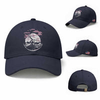 Washington DC Cherry Blossoms Monuments Memorials Japanese Style Baseball Cap
