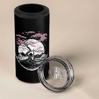 Washington DC Cherry Blossoms Monuments Memorials Japanese Style 4 in 1 Can Cooler Tumbler