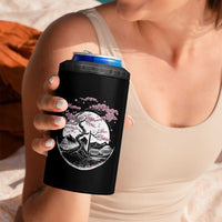 Washington DC Cherry Blossoms Monuments Memorials Japanese Style 4 in 1 Can Cooler Tumbler
