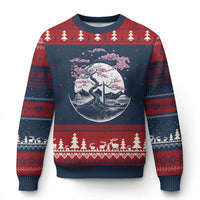 Washington DC Cherry Blossoms Monuments Memorials Japanese Style Ugly Christmas Sweater