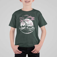 Washington DC Cherry Blossoms Monuments Memorials Japanese Style T Shirt For Kid