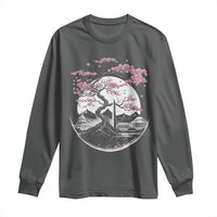 Washington DC Cherry Blossoms Monuments Memorials Japanese Style Long Sleeve Shirt