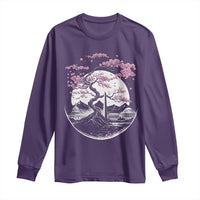 Washington DC Cherry Blossoms Monuments Memorials Japanese Style Long Sleeve Shirt