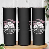 Washington DC Cherry Blossoms Monuments Memorials Japanese Style Skinny Tumbler