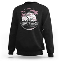 Washington DC Cherry Blossoms Monuments Memorials Japanese Style Sweatshirt