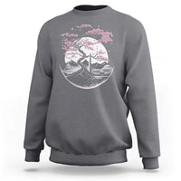Washington DC Cherry Blossoms Monuments Memorials Japanese Style Sweatshirt