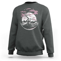 Washington DC Cherry Blossoms Monuments Memorials Japanese Style Sweatshirt
