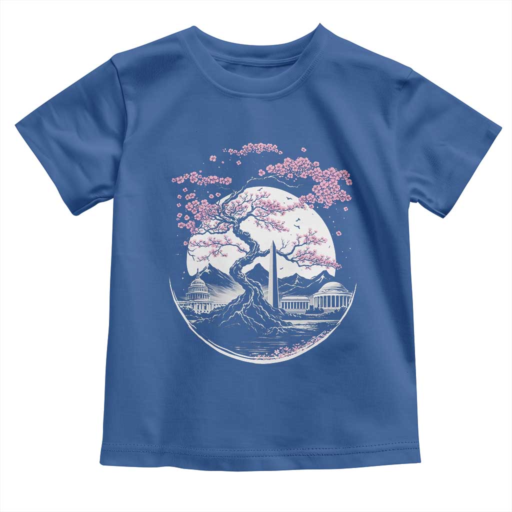 Washington DC Cherry Blossoms Monuments Memorials Japanese Style Toddler T Shirt