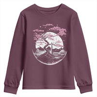 Washington DC Cherry Blossoms Monuments Memorials Japanese Style Youth Sweatshirt
