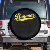 Bananas Retro Throwback Baseball Sport Lover Spare Tire Cover