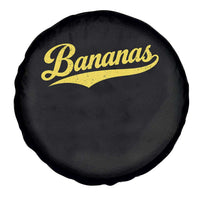 Bananas Retro Throwback Baseball Sport Lover Spare Tire Cover